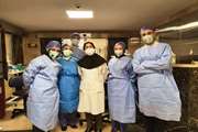گزارش تصویری رشادت های استادان و دستیاران بیمارستان سینا در مقابله با بیماری کرونا ویروس